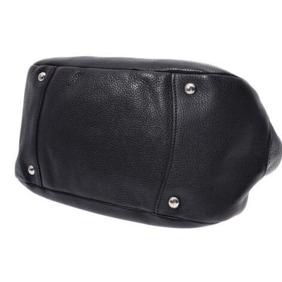 Prada black leather shoulder bag - Picture 5 of 12